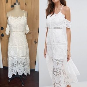 BRAND NEW FOXIEDOX Kiera cold shoulder dress